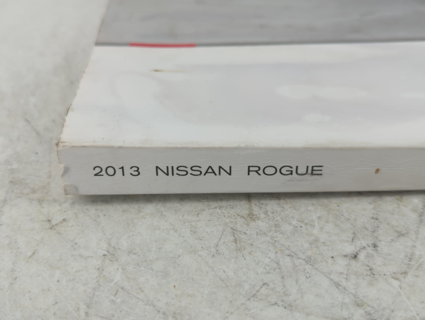 2013 Nissan Rogue Owners Manual Book Guide P/N:OM3E-OS35UO OEM Used Auto Parts - Oemusedautoparts1.com