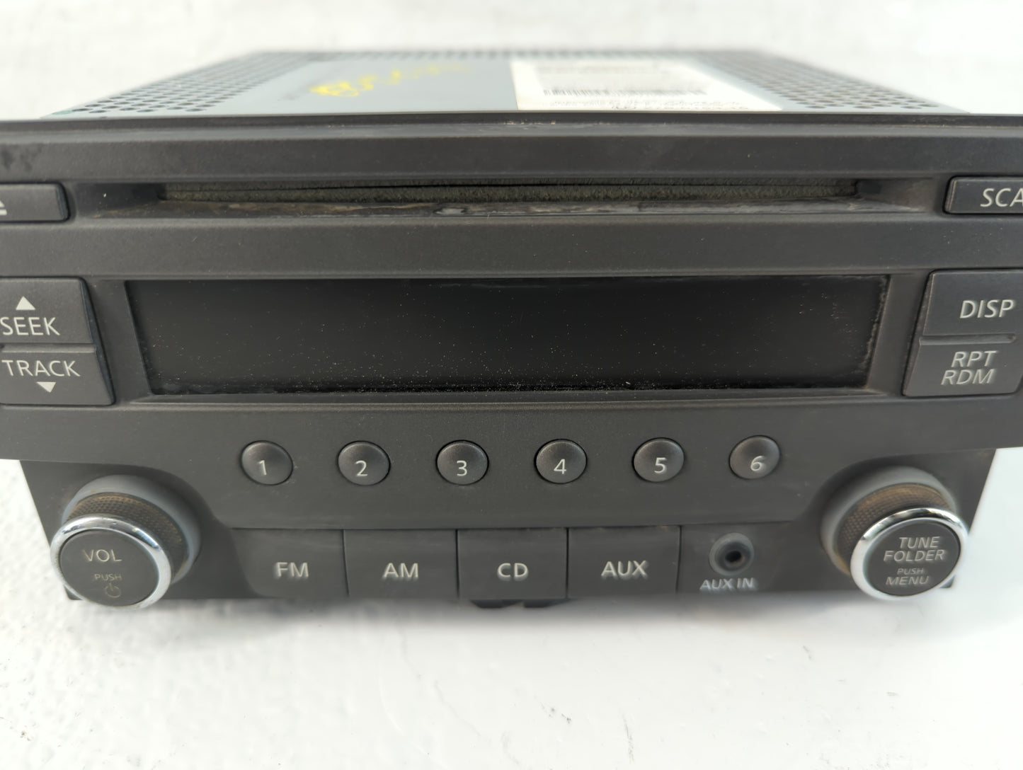 2012-2015 Nissan Rogue Radio AM FM Cd Player Receiver Replacement P/N:28185 3RA2A Fits Fits 2012 2013 2014 2015 OEM Used Aut