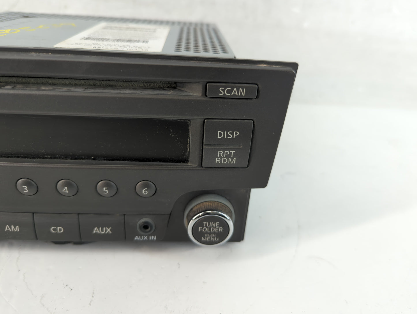 2012-2015 Nissan Rogue Radio AM FM Cd Player Receiver Replacement P/N:28185 3RA2A Fits Fits 2012 2013 2014 2015 OEM Used Aut