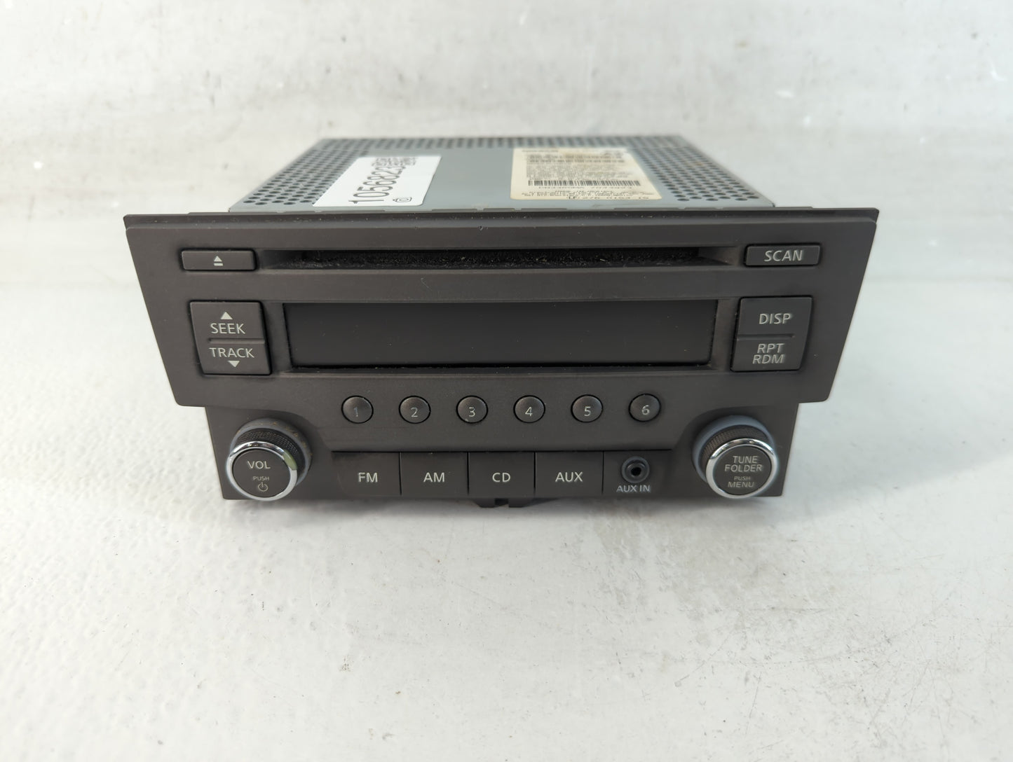 2013-2014 Nissan Sentra Radio AM FM Cd Player Receiver Replacement P/N:28185 3RA2A Fits Fits 2013 2014 OEM Used Auto Parts -