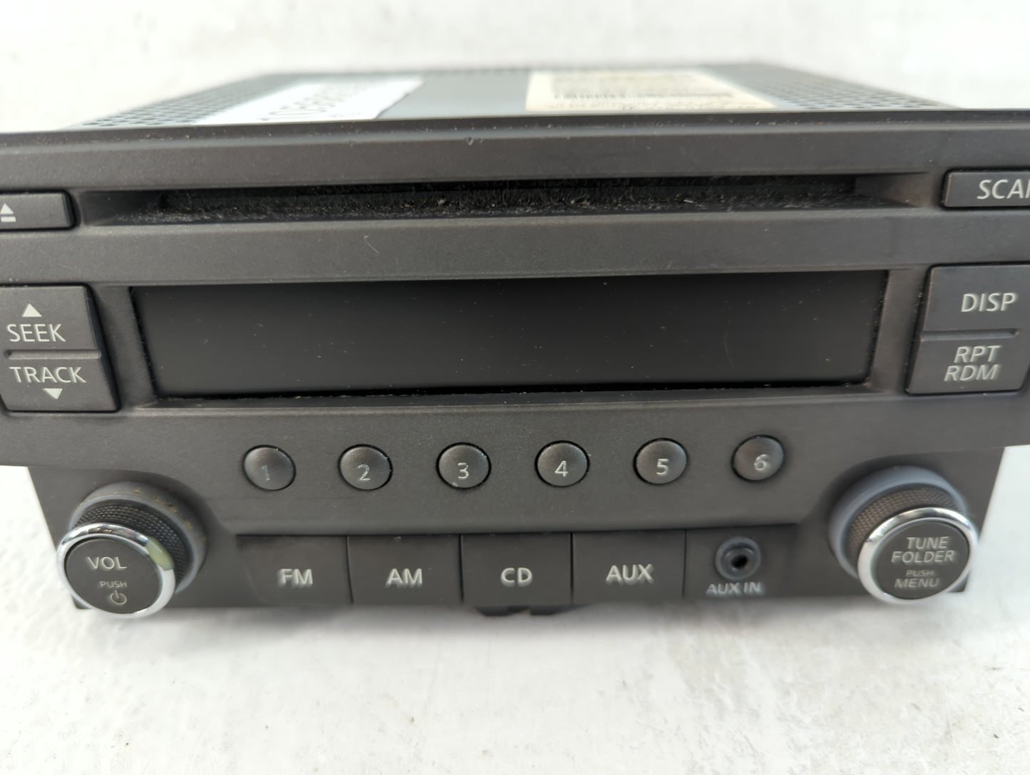 2013-2014 Nissan Sentra Radio AM FM Cd Player Receiver Replacement P/N:28185 3RA2A Fits Fits 2013 2014 OEM Used Auto Parts -