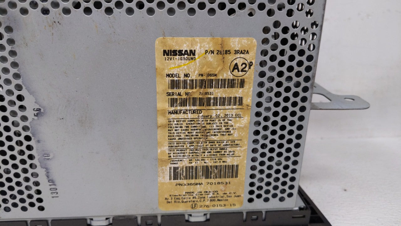 2013-2014 Nissan Sentra Am Fm Cd Player Radio Receiver - Oemusedautoparts1.com