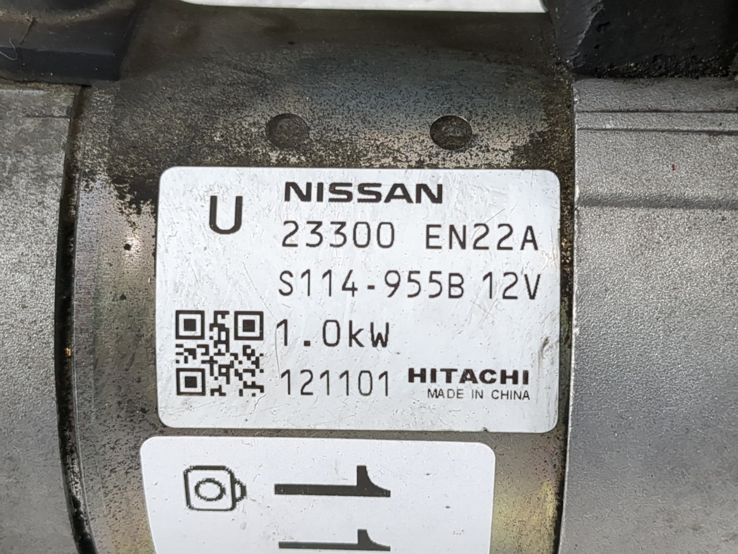 2013-2019 Nissan Sentra Car Starter Motor Solenoid OEM P/N:23300 EN22A Fits Fits 2013 2014 2015 2016 2017 2018 2019 2020 OEM