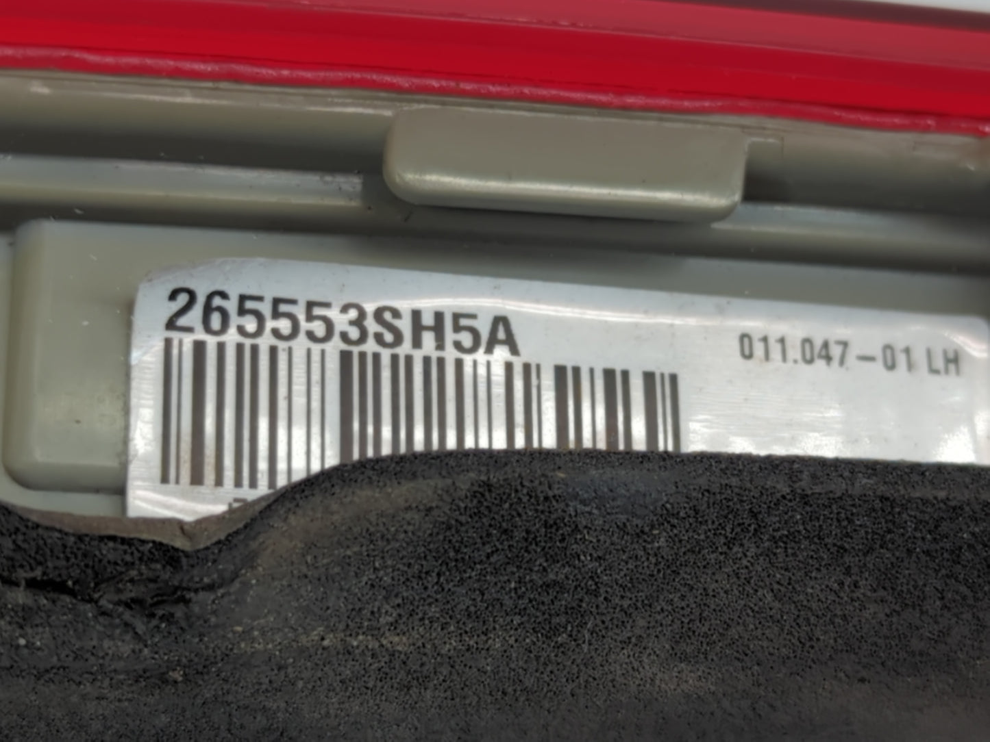 2013-2015 Nissan Sentra Tail Light Assembly Driver Left OEM P/N:265553SH5A Fits Fits 2013 2014 2015 OEM Used Auto Parts - Oe