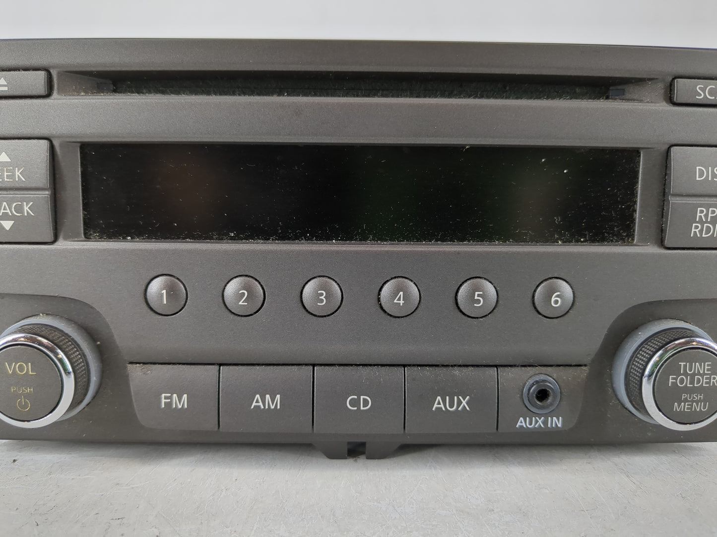 2013-2014 Nissan Sentra Radio AM FM Cd Player Receiver Replacement P/N:28185 3RA2A Fits Fits 2013 2014 OEM Used Auto Parts -
