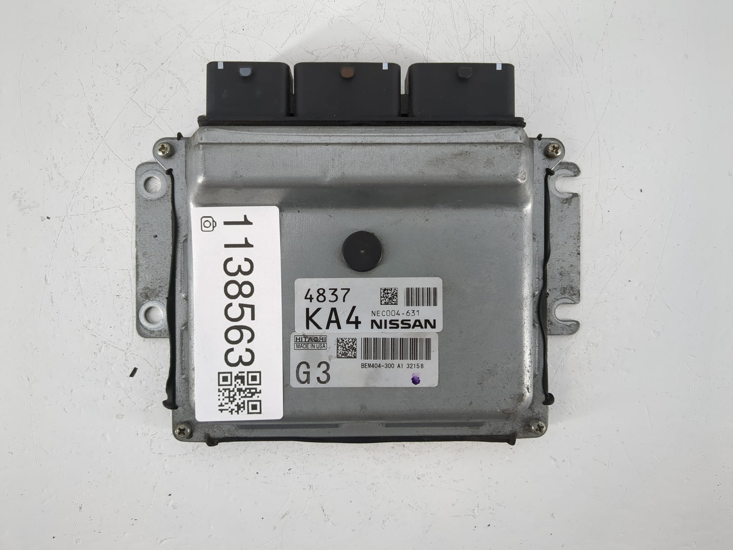 2013-2015 Nissan Sentra PCM Engine Control Computer ECU ECM PCU OEM P/N:NEC004-631 Fits Fits 2013 2014 2015 OEM Used Auto Pa
