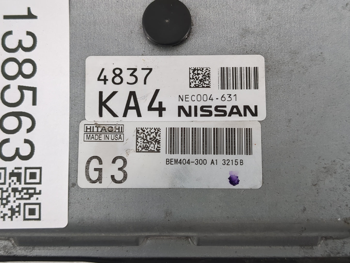 2013-2015 Nissan Sentra PCM Engine Control Computer ECU ECM PCU OEM P/N:NEC004-631 Fits Fits 2013 2014 2015 OEM Used Auto Pa