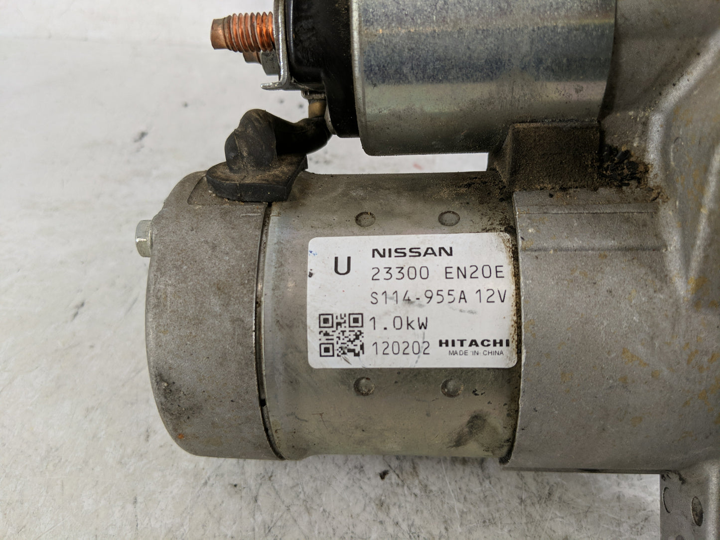 2009-2012 Nissan Sentra Car Starter Motor Solenoid OEM P/N:23300 EN20E Fits Fits 2009 2010 2011 2012 2013 OEM Used Auto Part