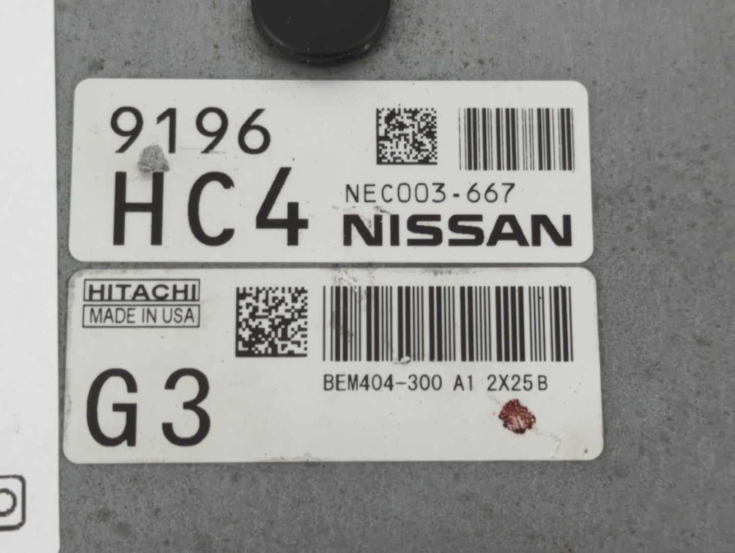 2013-2015 Nissan Sentra PCM Engine Control Computer ECU ECM PCU OEM P/N:NEC003-667 Fits Fits 2013 2014 2015 OEM Used Auto Pa