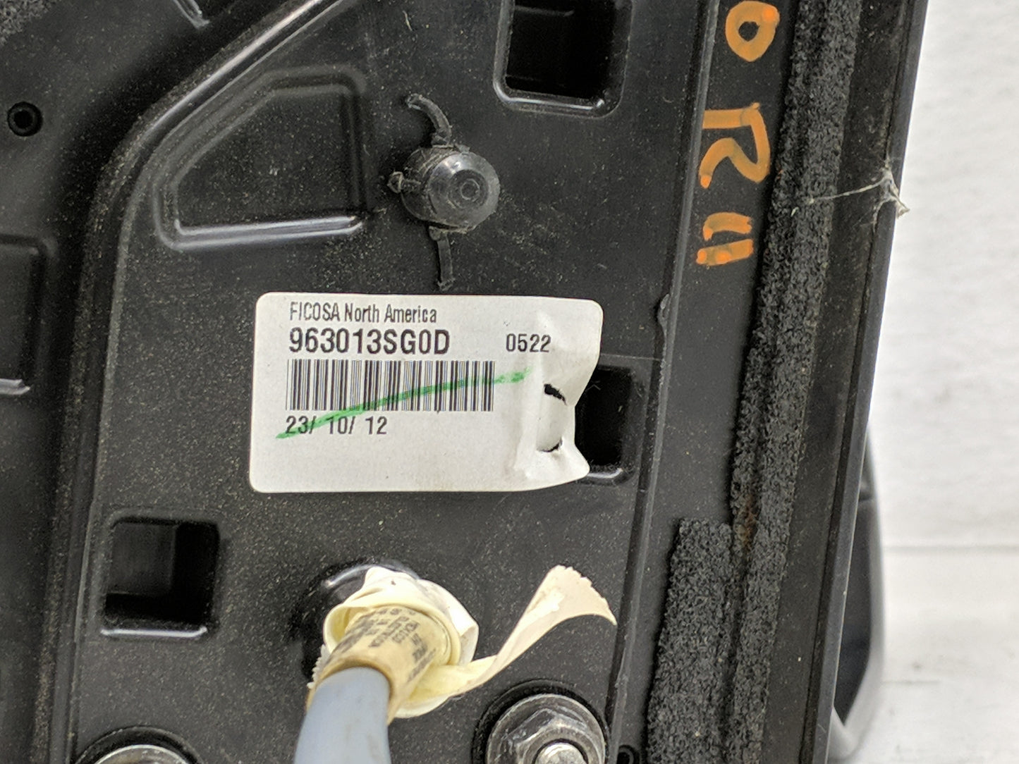 2013-2015 Nissan Sentra Side Mirror Replacement Passenger Right View Door Mirror P/N:963013SG0D Fits Fits 2013 2014 2015 OEM