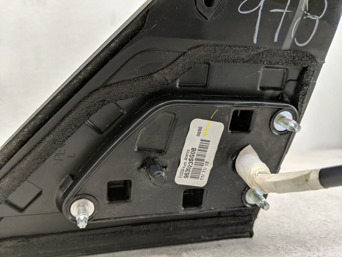 2013-2015 Nissan Sentra Side Mirror Replacement Driver Left View Door Mirror P/N:963023SG0B Fits Fits 2013 2014 2015 OEM Use