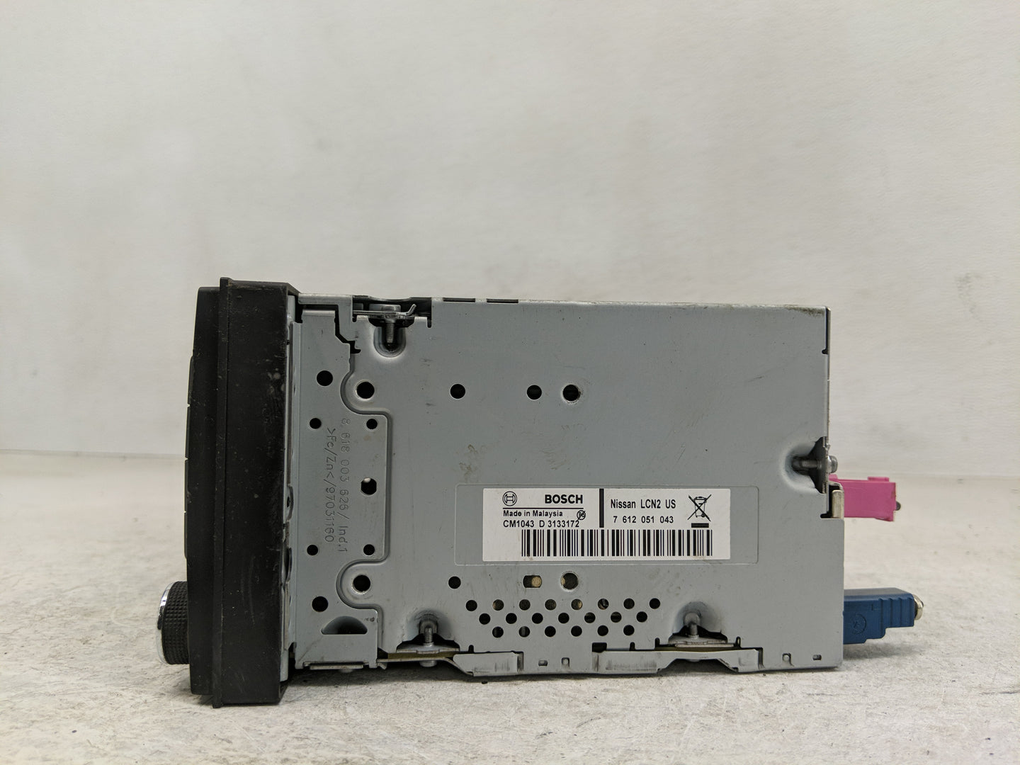 2013 Nissan Sentra Radio AM FM Cd Player Receiver Replacement P/N:9595A-LCN20A 7 612 051 043 Fits Fits 2014 OEM Used Auto Pa