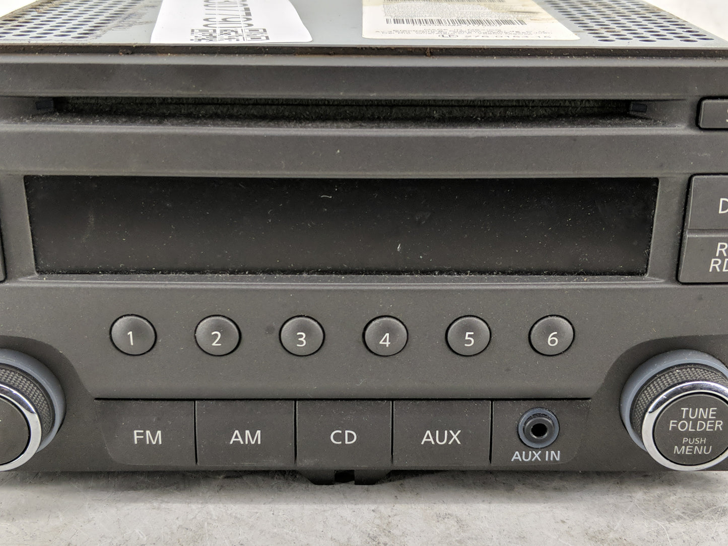 2013-2014 Nissan Sentra Radio AM FM Cd Player Receiver Replacement P/N:28185 3RA2A Fits Fits 2013 2014 OEM Used Auto Parts -