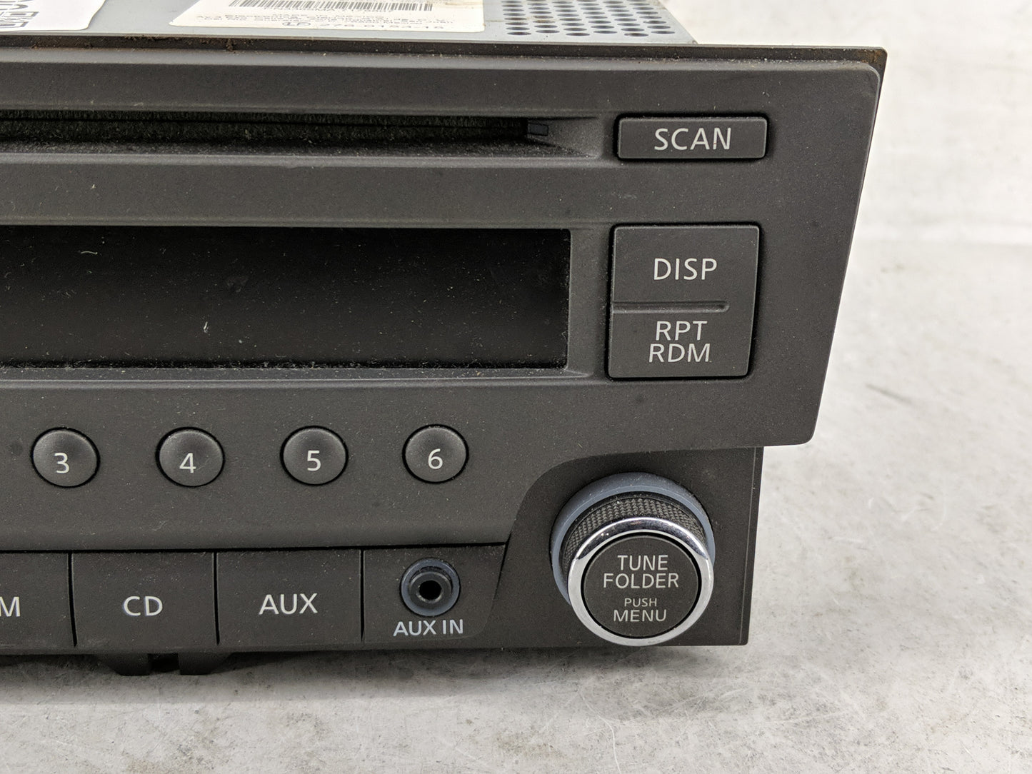 2013-2014 Nissan Sentra Radio AM FM Cd Player Receiver Replacement P/N:28185 3RA2A Fits Fits 2013 2014 OEM Used Auto Parts -
