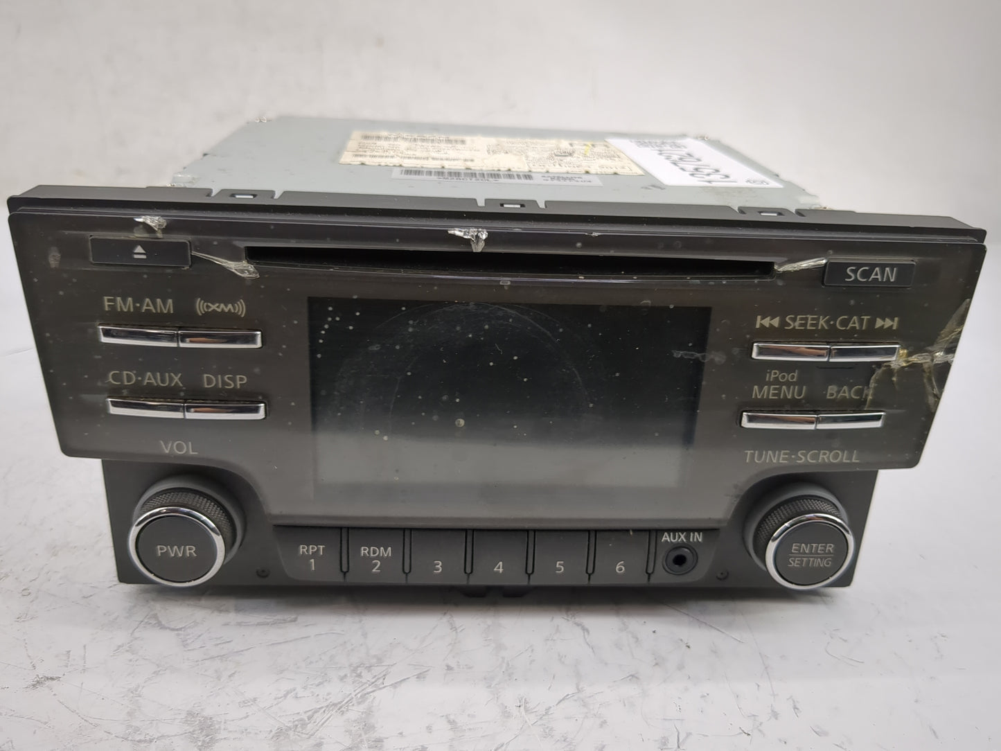 2013 Nissan Sentra Radio AM FM Cd Player Receiver Replacement P/N:28185 3RA2B 9595A-LCN20A, 7 612 051 043 Fits Fits 2014 OEM