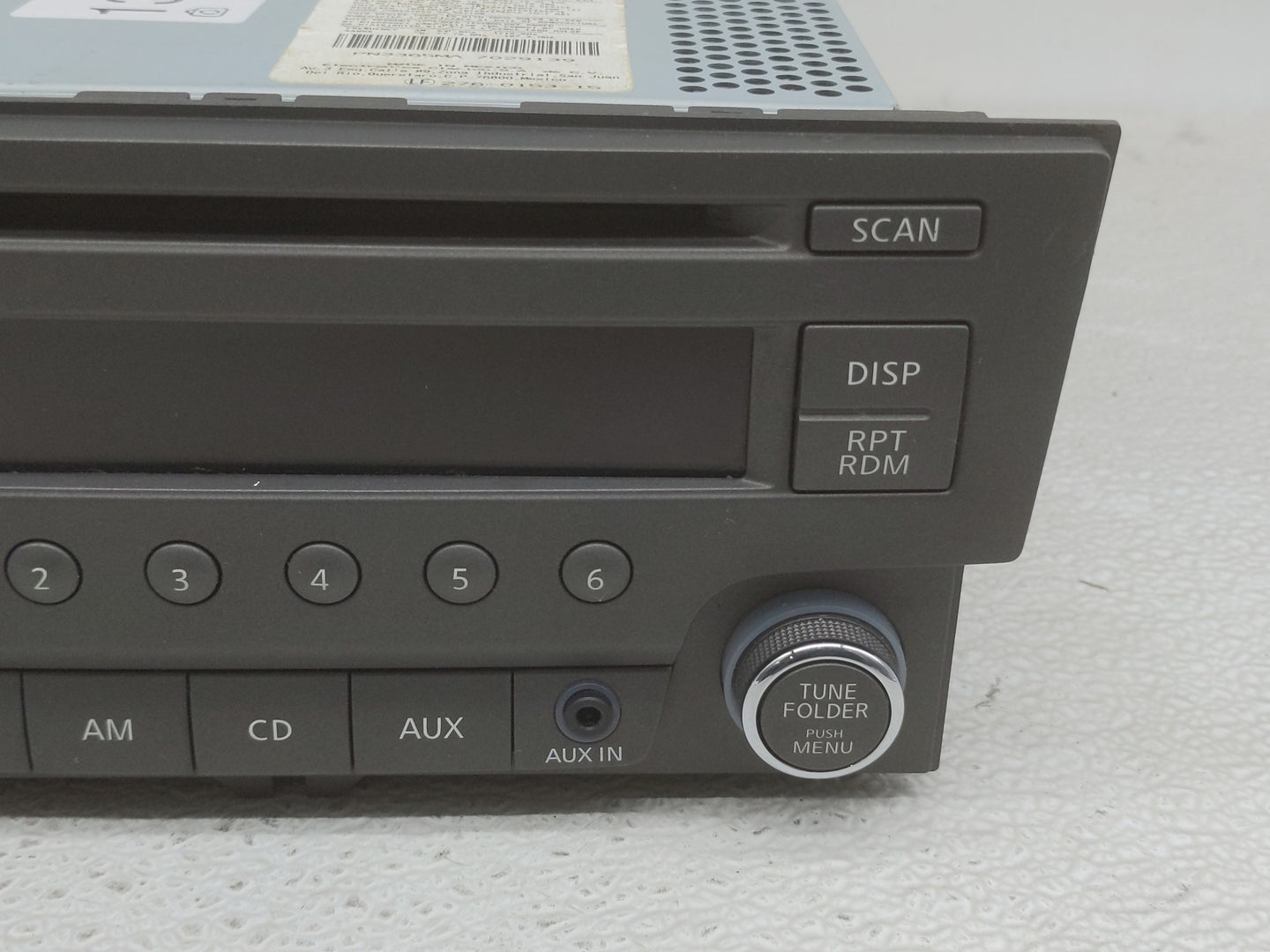 2013-2014 Nissan Sentra Radio AM FM Cd Player Receiver Replacement P/N:28185 3RA2A Fits Fits 2013 2014 OEM Used Auto Parts -