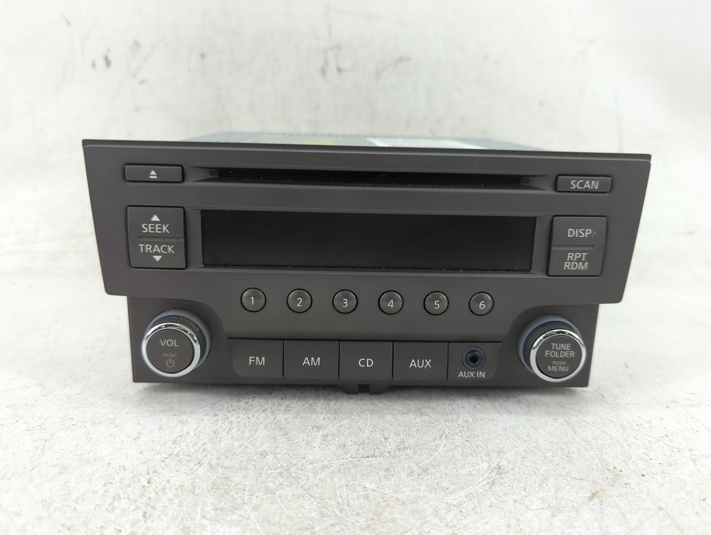 2013 Nissan Sentra Radio AM FM Cd Player Receiver Replacement P/N:28185 3RA2A Fits Fits 2014 OEM Used Auto Parts - Oemusedau