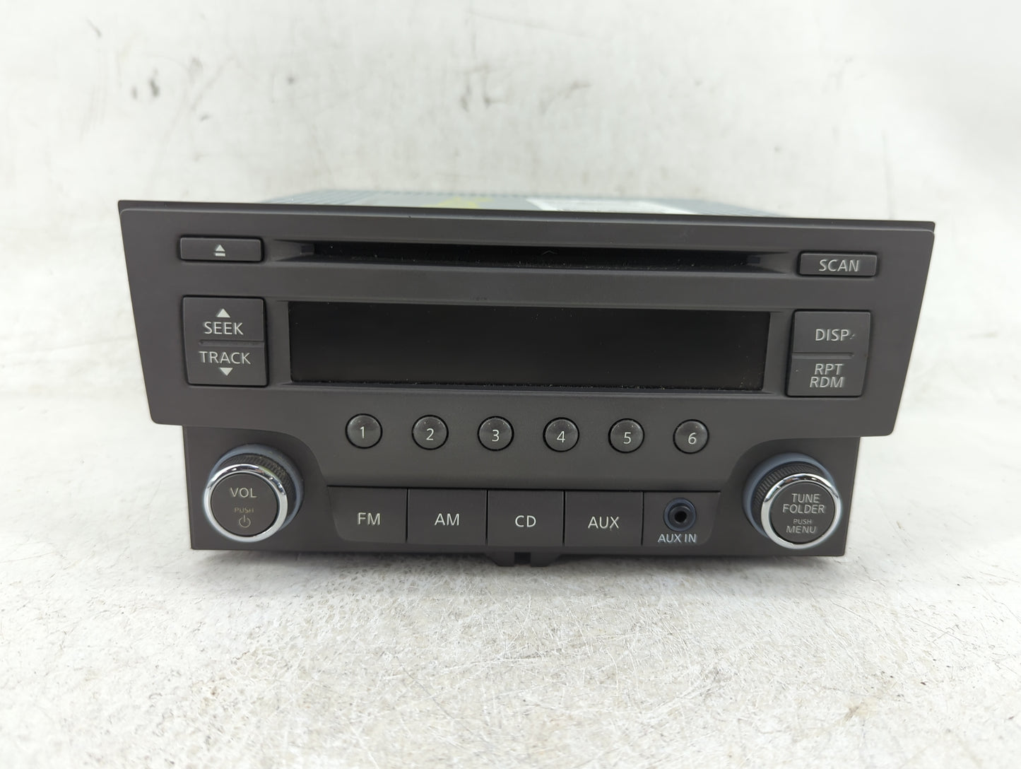 2013 Nissan Sentra Radio AM FM Cd Player Receiver Replacement P/N:28185 3RA2A Fits Fits 2014 OEM Used Auto Parts - Oemusedau