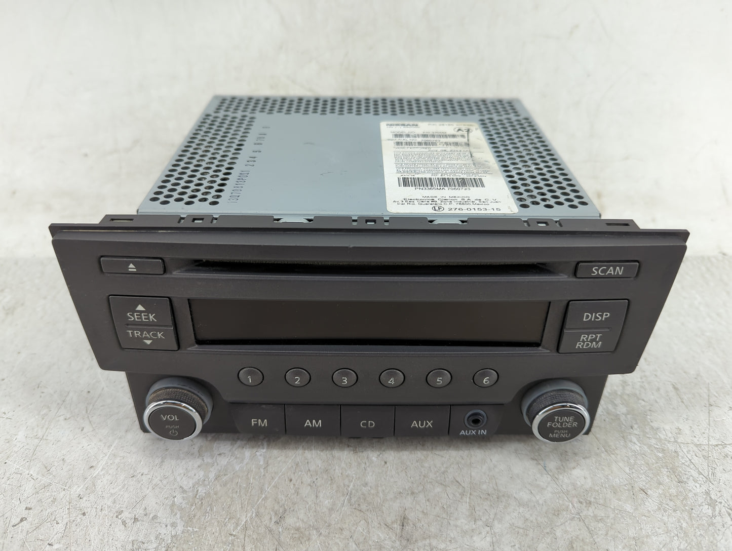 2013-2014 Nissan Sentra Radio AM FM Cd Player Receiver Replacement P/N:28185 3RA2A Fits Fits 2013 2014 OEM Used Auto Parts -