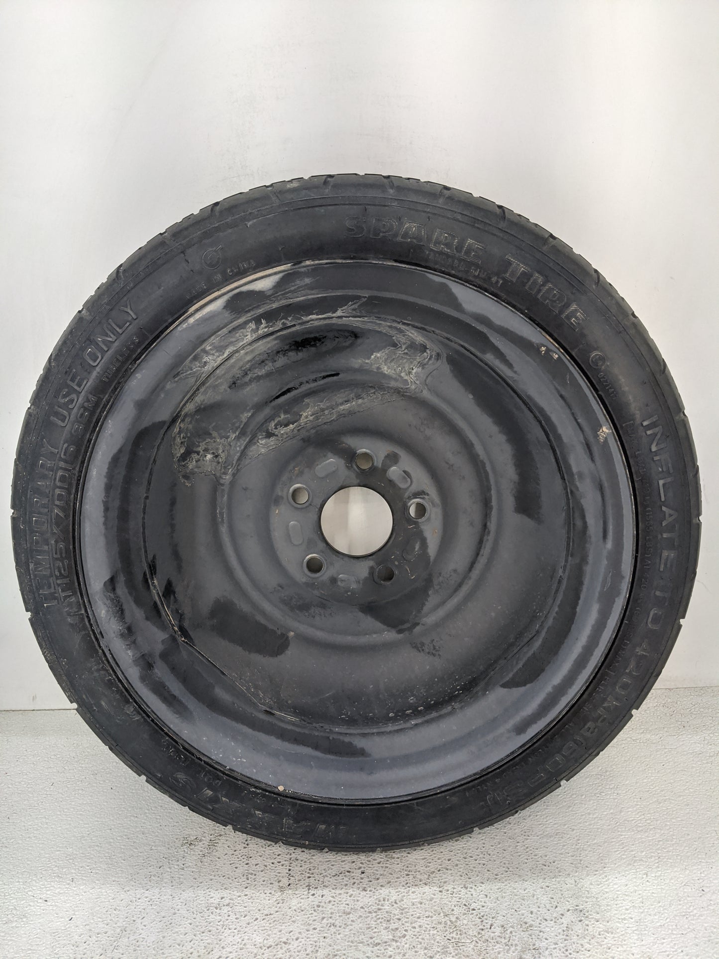 2013-2015 Nissan Sentra Spare Donut Tire Wheel Rim Oem - Oemusedautoparts1.com