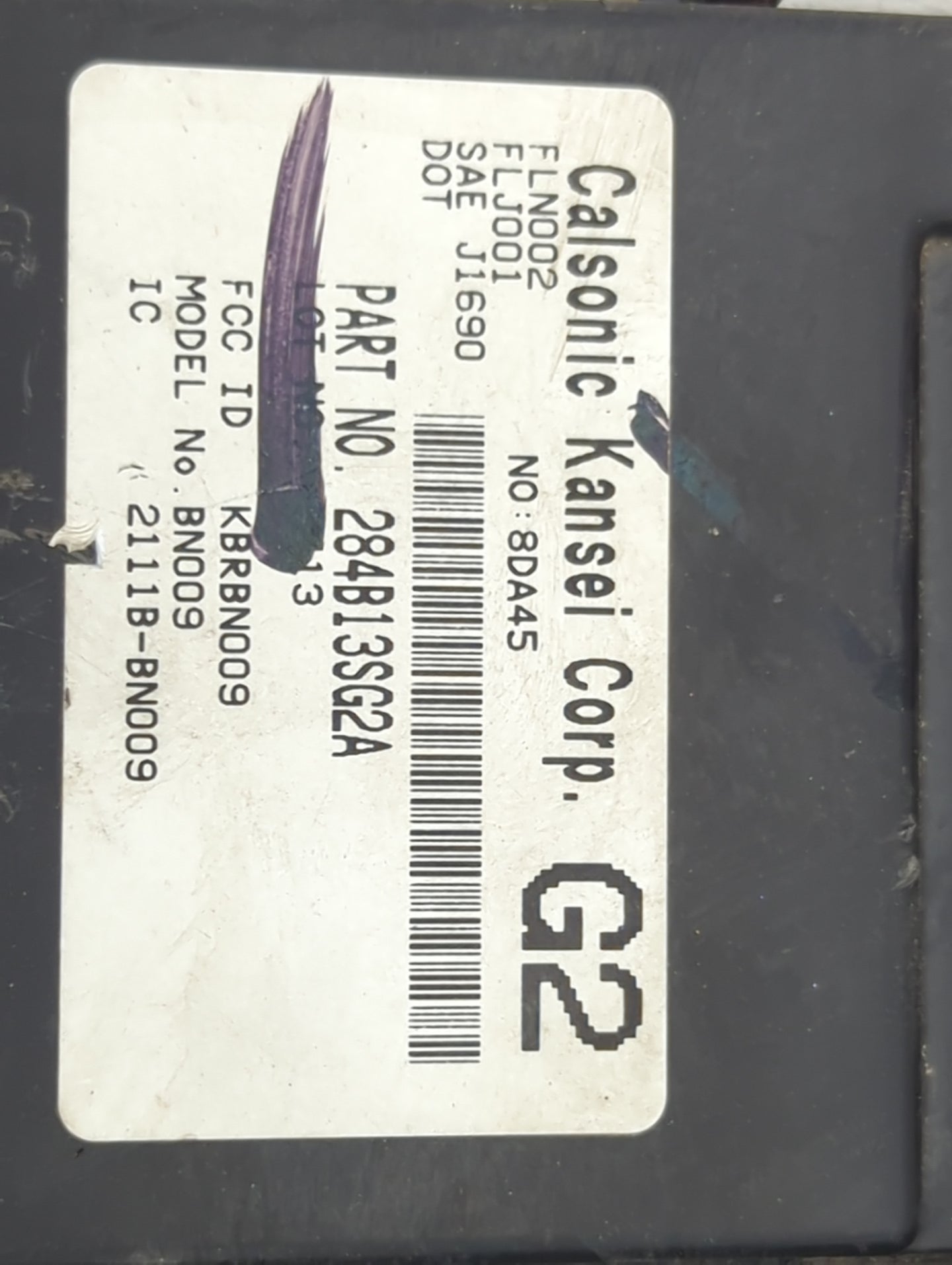 2013-2014 Nissan Sentra Body Control Module Bcm Inner Cabin Fuse Box - Oemusedautoparts1.com