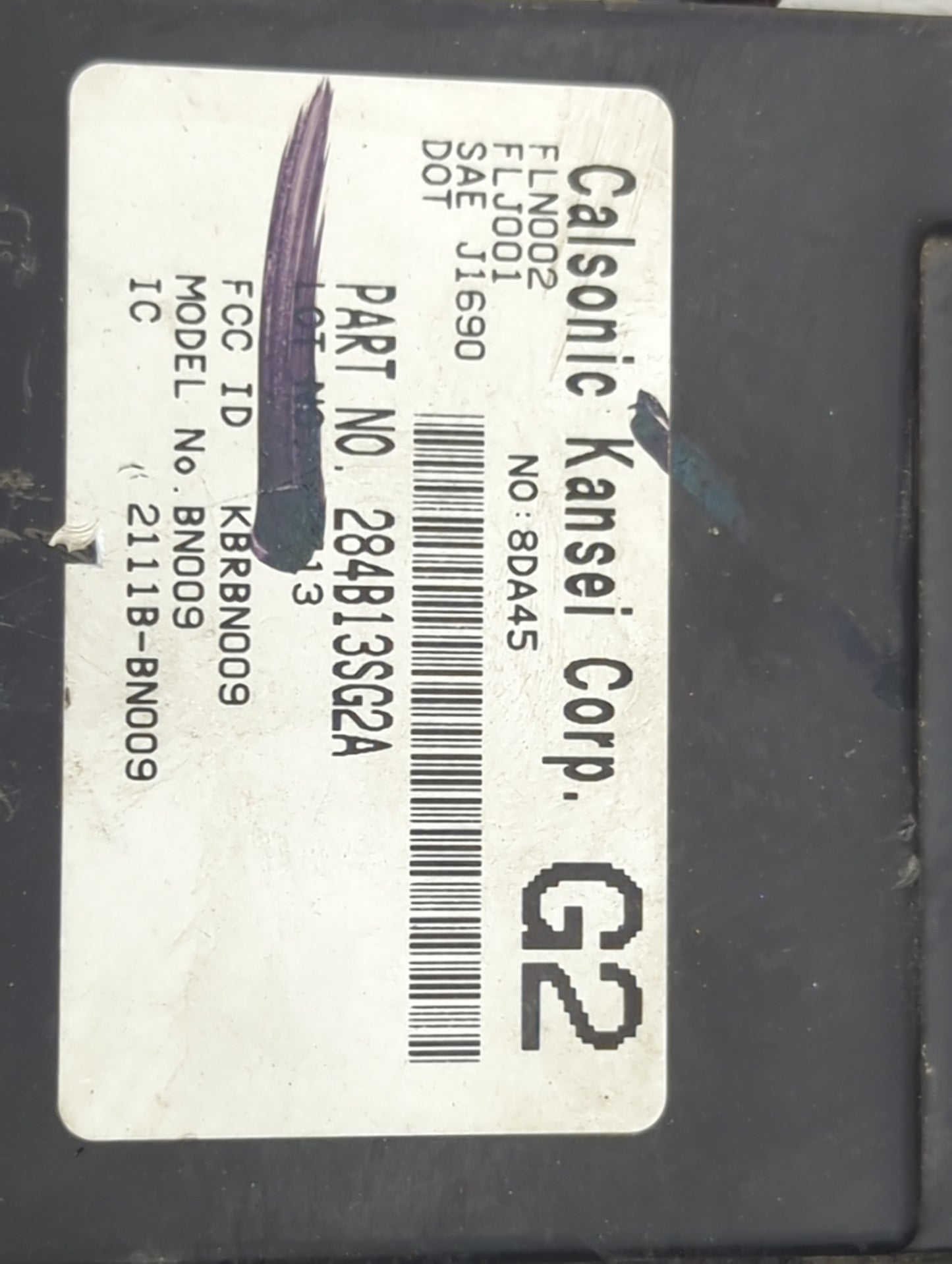 2013-2014 Nissan Sentra Body Control Module Bcm Inner Cabin Fuse Box - Oemusedautoparts1.com