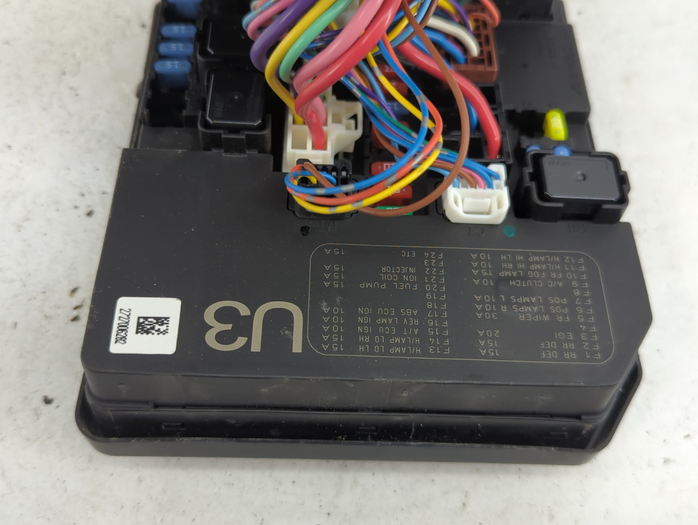 2013-2019 Nissan Sentra Fusebox Fuse Box Panel Relay Module P/N:284B7-3SG1A Fits Fits 2013 2014 2015 2016 2017 2018 2019 OEM