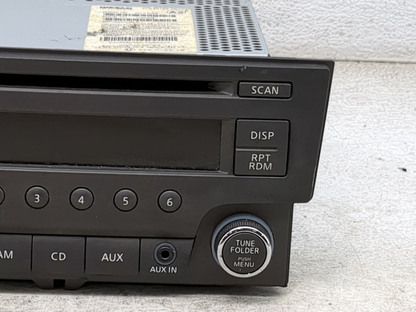 2013-2014 Nissan Sentra Radio AM FM Cd Player Receiver Replacement P/N:281853RA2A PN-3365M Fits Fits 2013 2014 OEM Used Auto