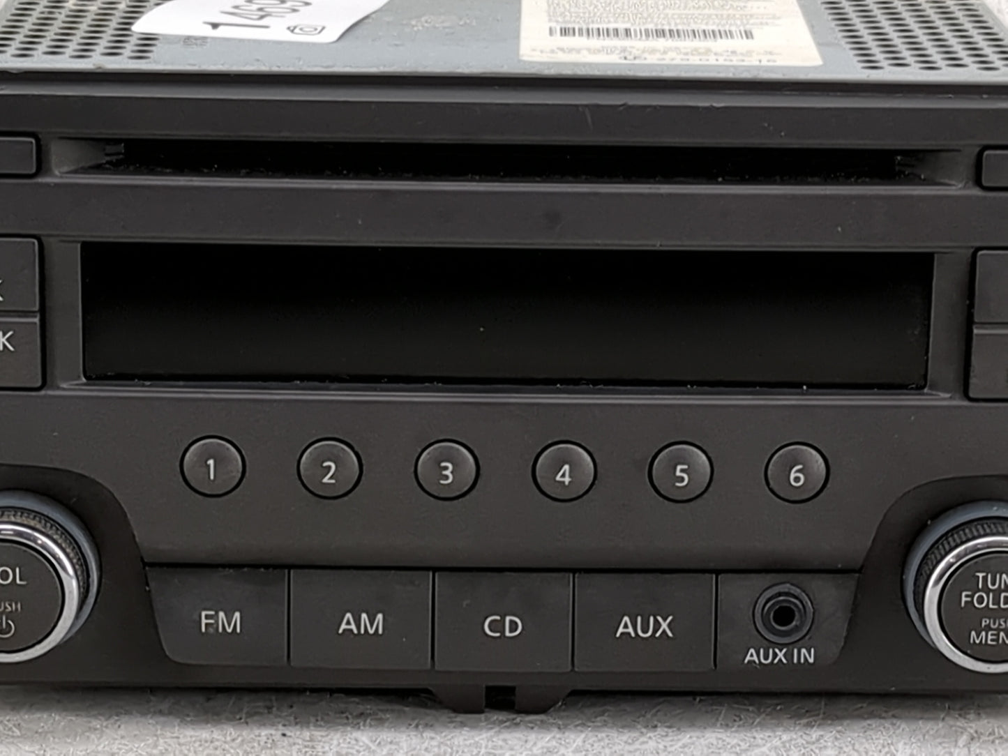 2013-2014 Nissan Sentra Radio AM FM Cd Player Receiver Replacement P/N:28185 3RA2A PN-3365M Fits Fits 2013 2014 OEM Used Aut