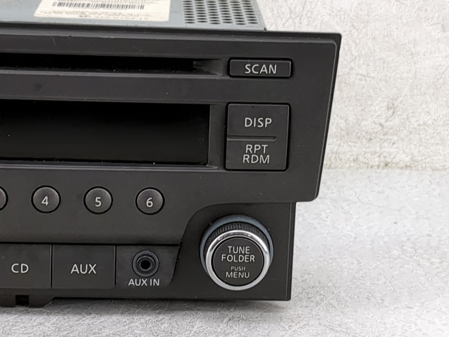 2013-2014 Nissan Sentra Radio AM FM Cd Player Receiver Replacement P/N:28185 3RA2A PN-3365M Fits Fits 2013 2014 OEM Used Aut