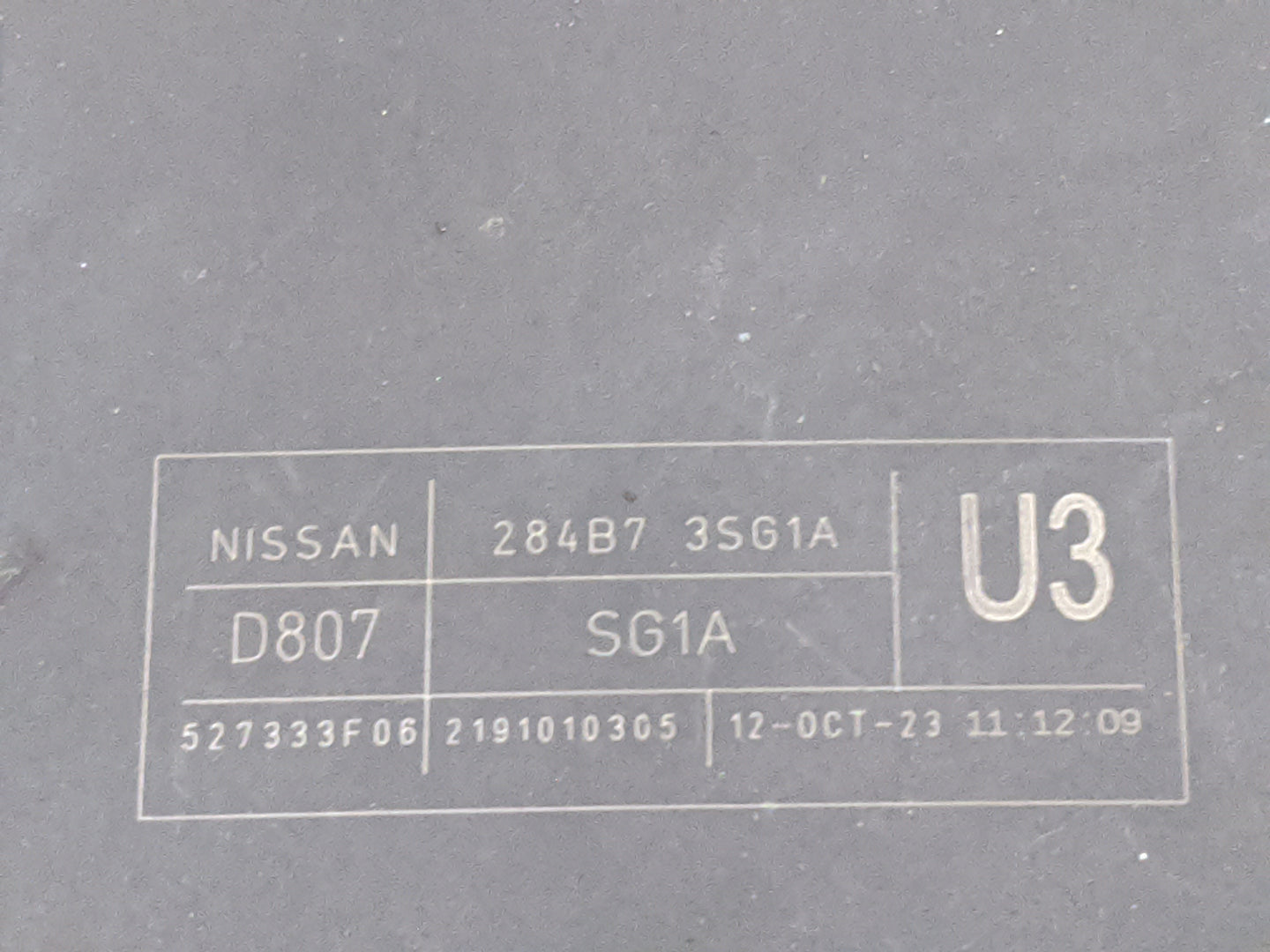 2013-2019 Nissan Sentra Fusebox Fuse Box Panel Relay Module P/N:284B7 3SG1A 284B73SG1A Fits OEM Used Auto Parts - Oemusedaut