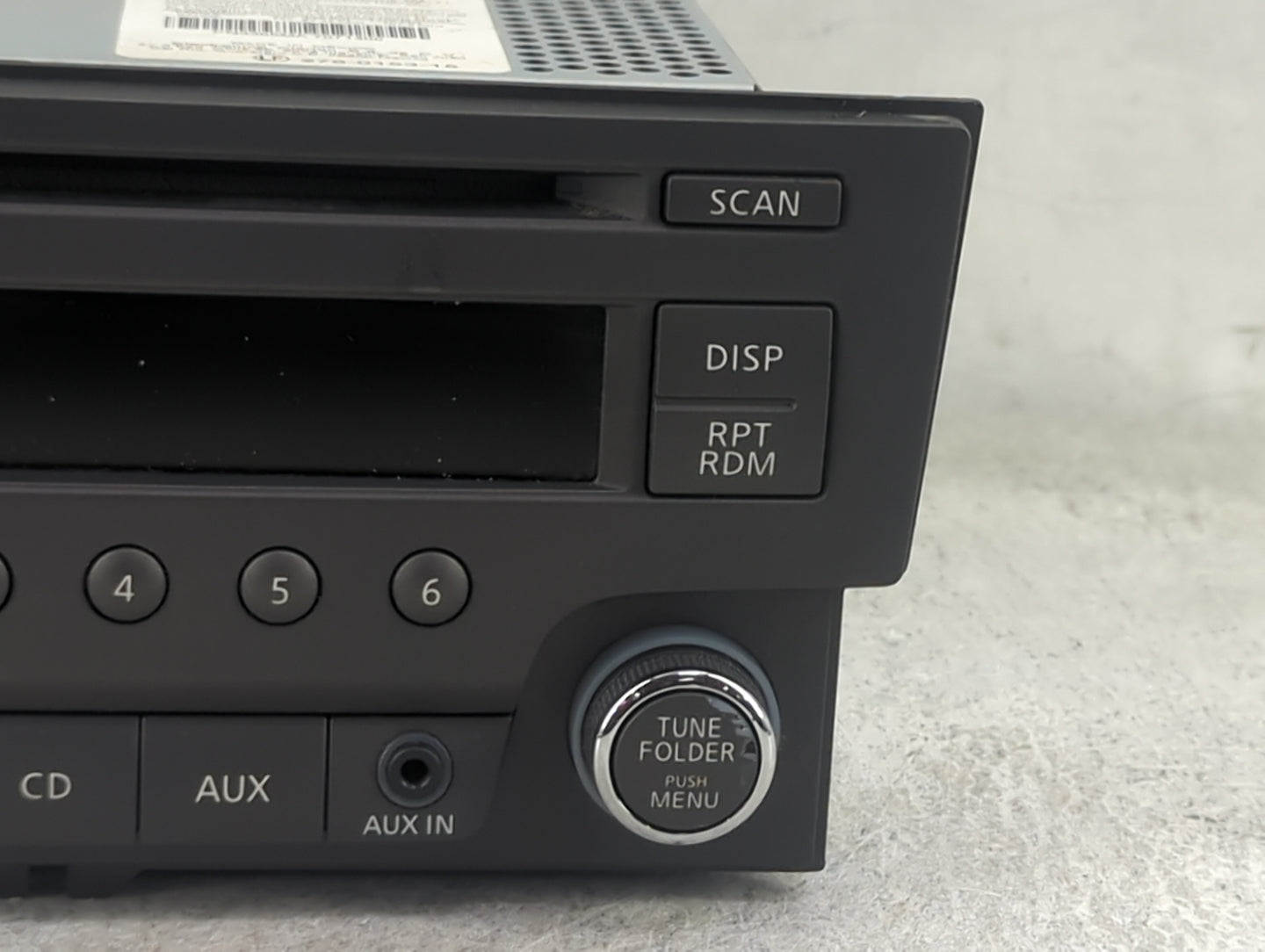 2013-2014 Nissan Sentra Radio AM FM Cd Player Receiver Replacement P/N:281853RA2A PN-3365M Fits Fits 2013 2014 OEM Used Auto