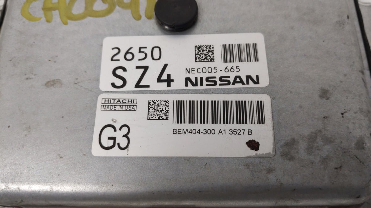 2013-2015 Nissan Sentra PCM Engine Control Computer ECU ECM PCU OEM P/N:BEM404-300 A1 NEC001-666, NEC013-028 Fits 2013 2014 