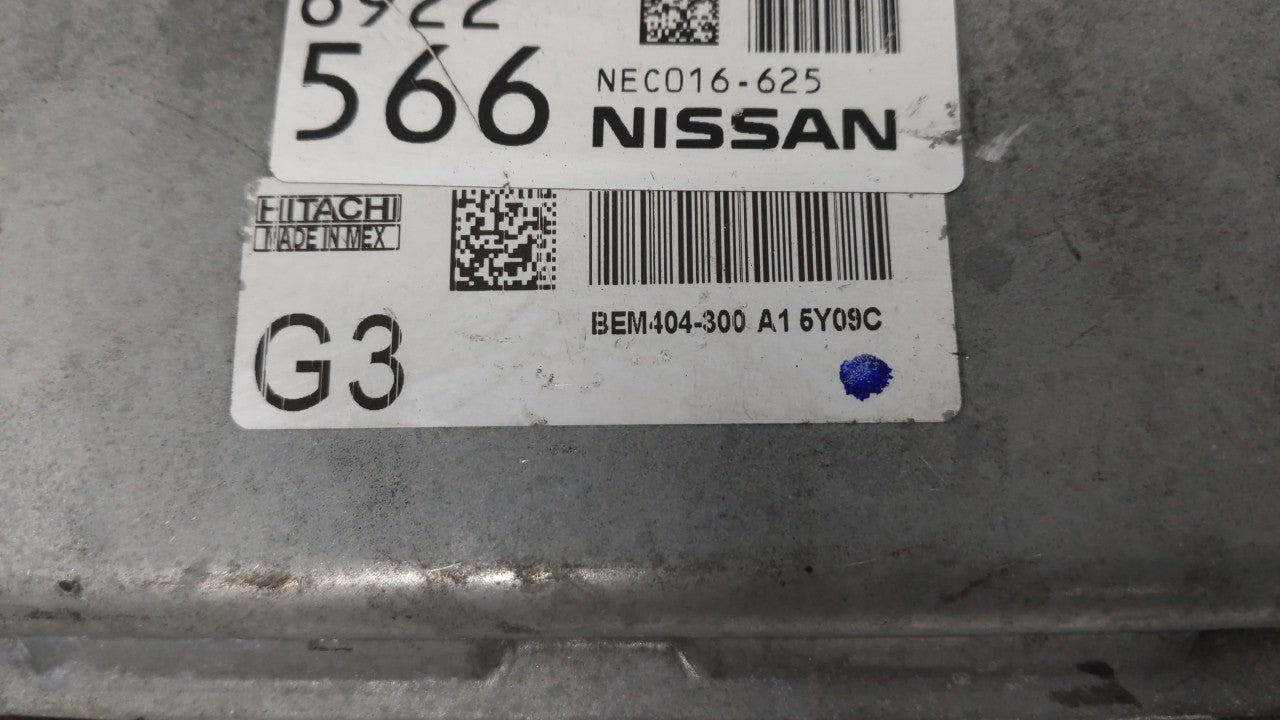 2013-2015 Nissan Sentra PCM Engine Control Computer ECU ECM PCU OEM P/N:BEM404-300 A1 NEC001-666 Fits Fits 2013 2014 2015 OE