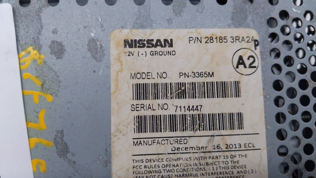 2013-2014 Nissan Sentra Am Fm Cd Player Radio Receiver - Oemusedautoparts1.com