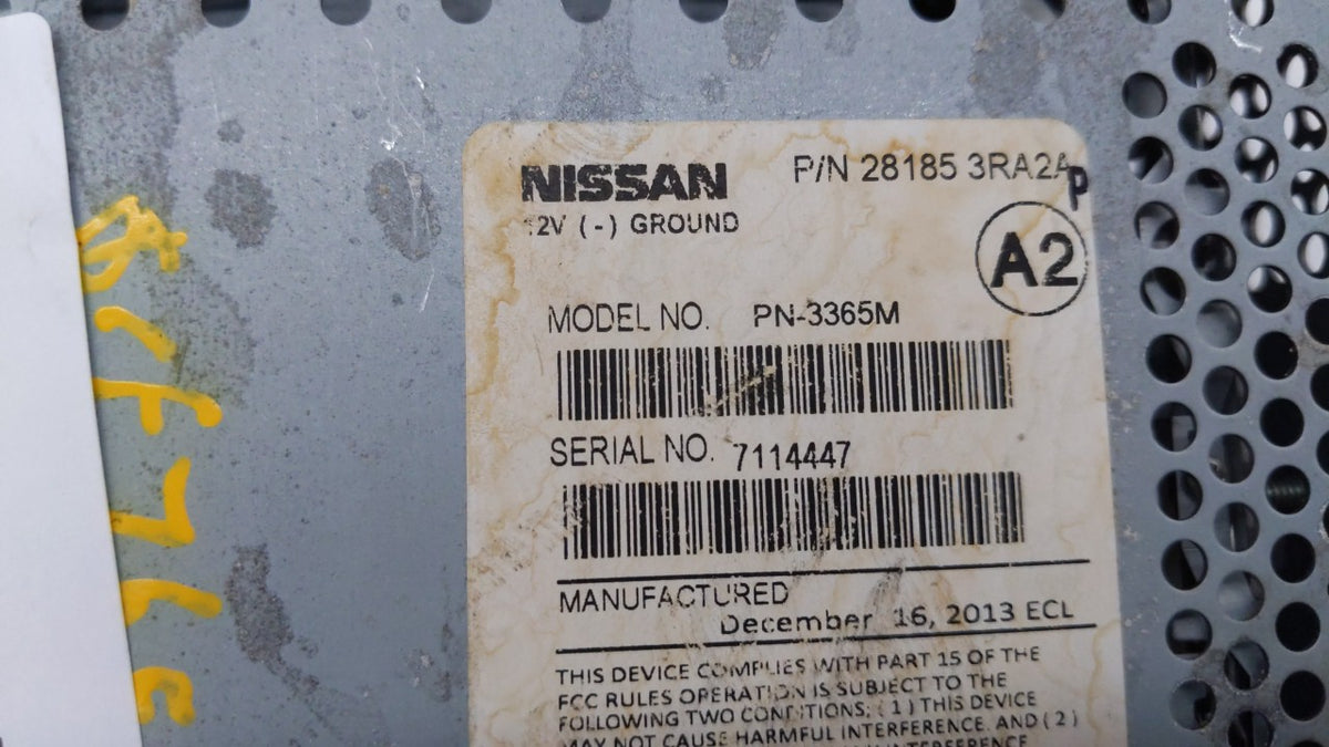 2013-2014 Nissan Sentra Am Fm Cd Player Radio Receiver 225167 - Oemusedautoparts1.com