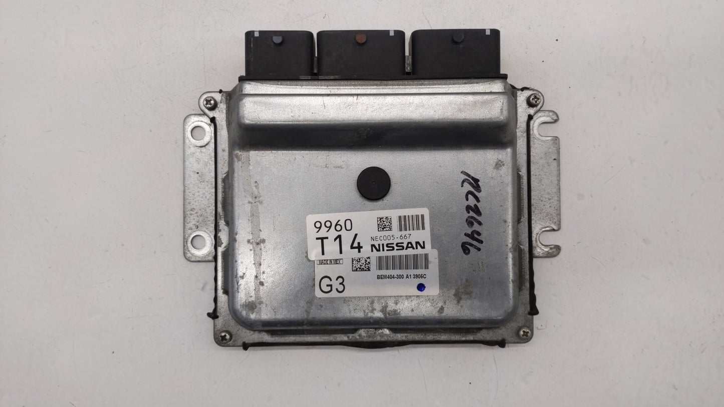 2013-2015 Nissan Sentra PCM Engine Control Computer ECU ECM PCU OEM P/N:BEM404-300 A1 NEC001-666 Fits Fits 2013 2014 2015 OE