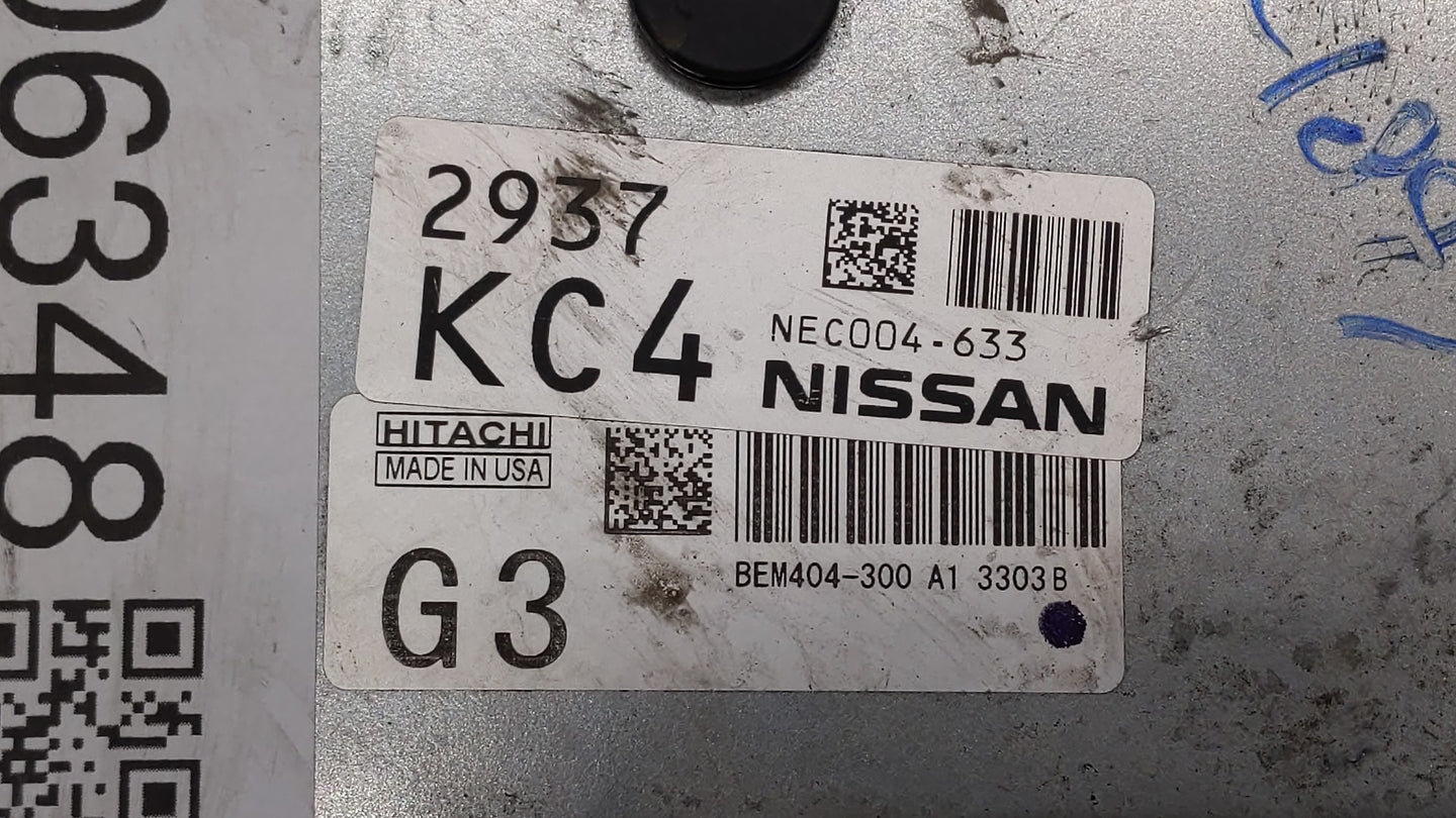 2013-2015 Nissan Sentra PCM Engine Control Computer ECU ECM PCU OEM P/N:BEM404-300 A1 NEC001-666 Fits Fits 2013 2014 2015 OE