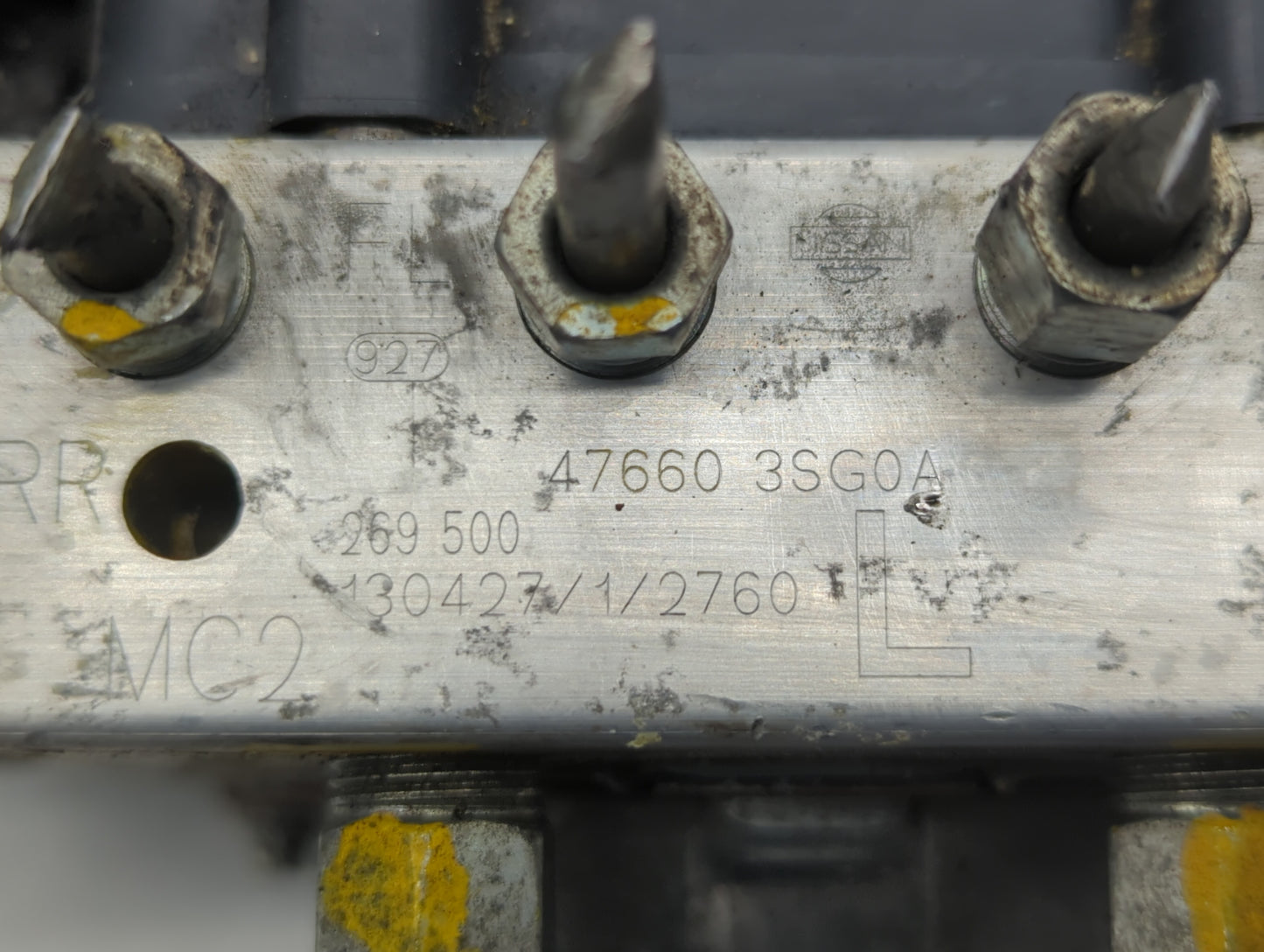 2013-2014 Nissan Sentra ABS Pump Control Module Replacement P/N:47660 3SG0A Fits Fits 2013 2014 OEM Used Auto Parts - Oemuse