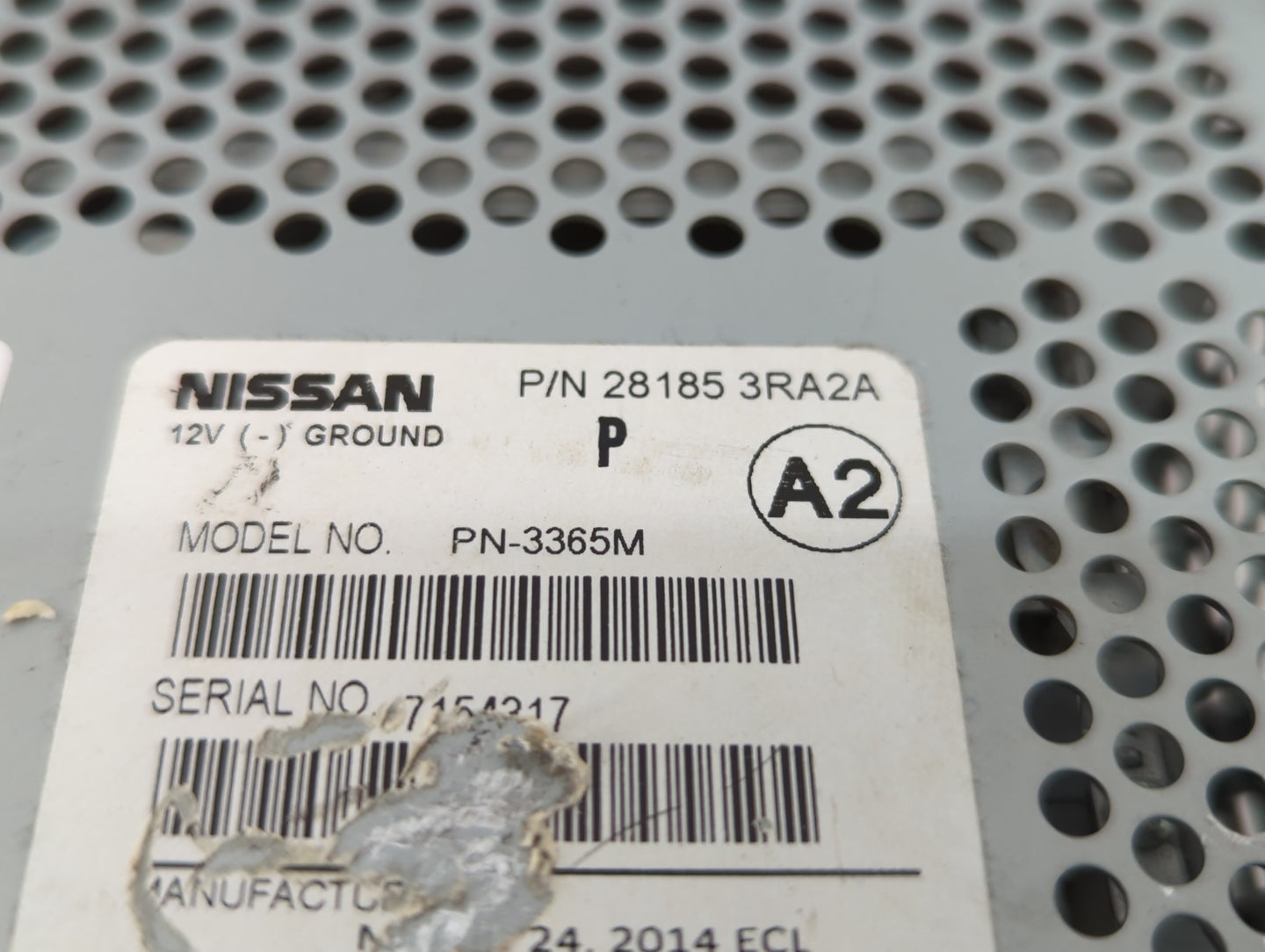 2013-2014 Nissan Sentra Radio AM FM Cd Player Receiver Replacement P/N:28185-3RA2A 28185-3RA2B, 28185 3RA2D Fits Fits 2013 2