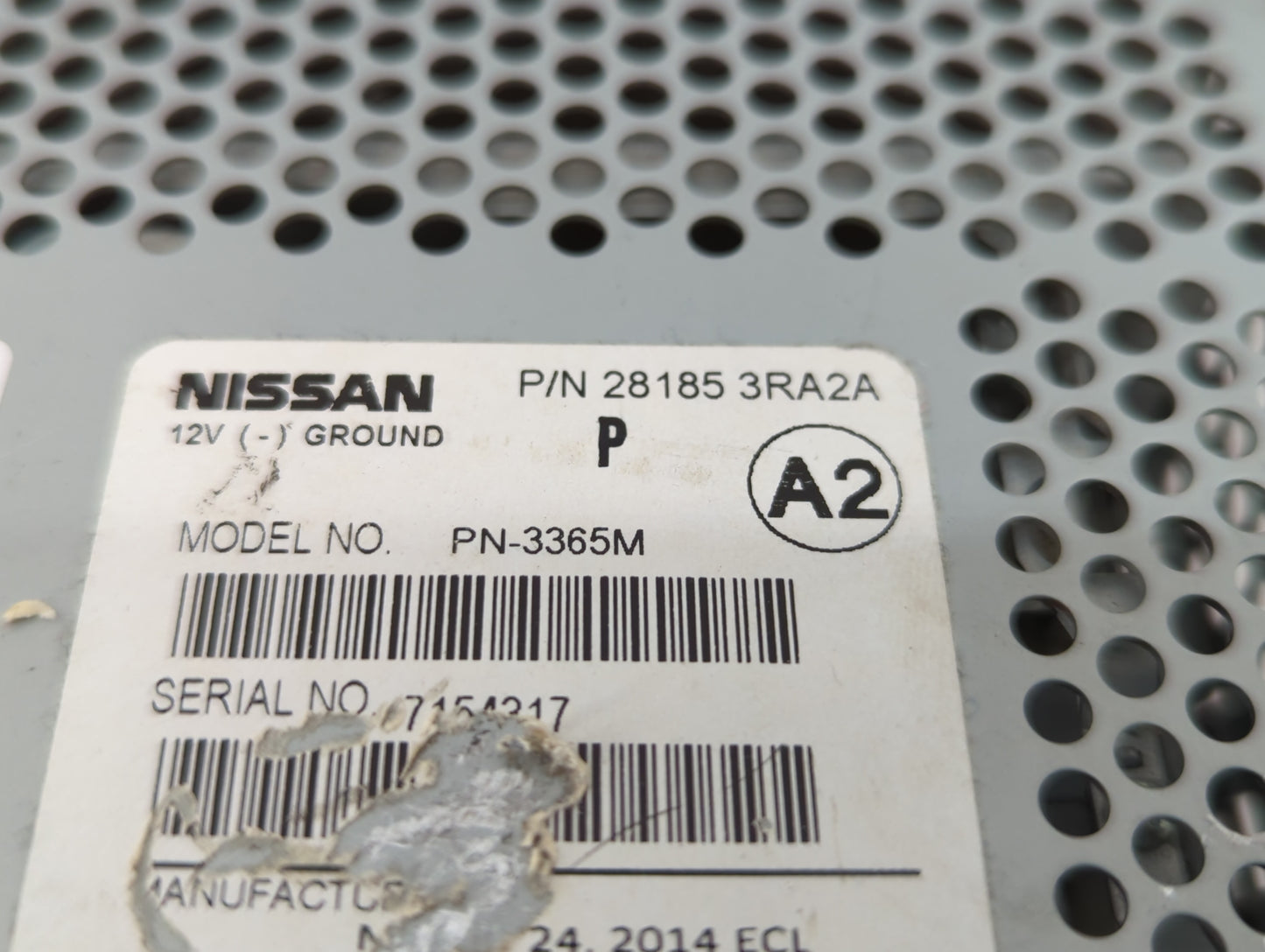 2013-2014 Nissan Sentra Radio AM FM Cd Player Receiver Replacement P/N:28185-3RA2A 28185-3RA2B, 28185 3RA2D Fits Fits 2013 2