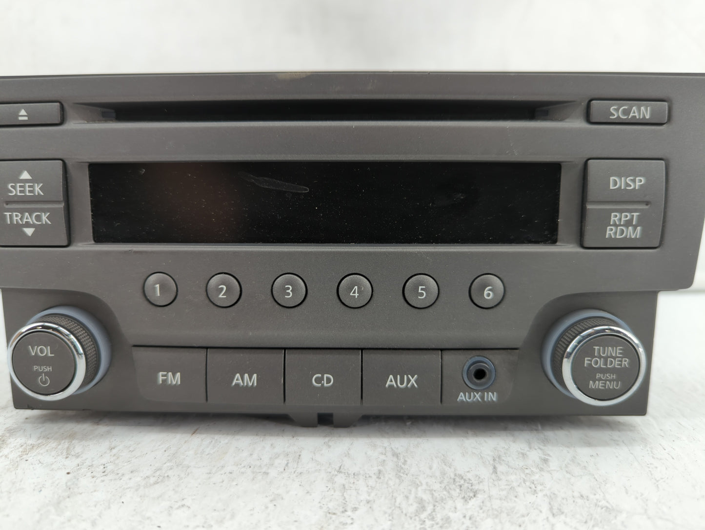 2013-2014 Nissan Sentra Radio AM FM Cd Player Receiver Replacement P/N:281853RA2A 3365M, 28185-3RA2A Fits Fits 2013 2014 OEM