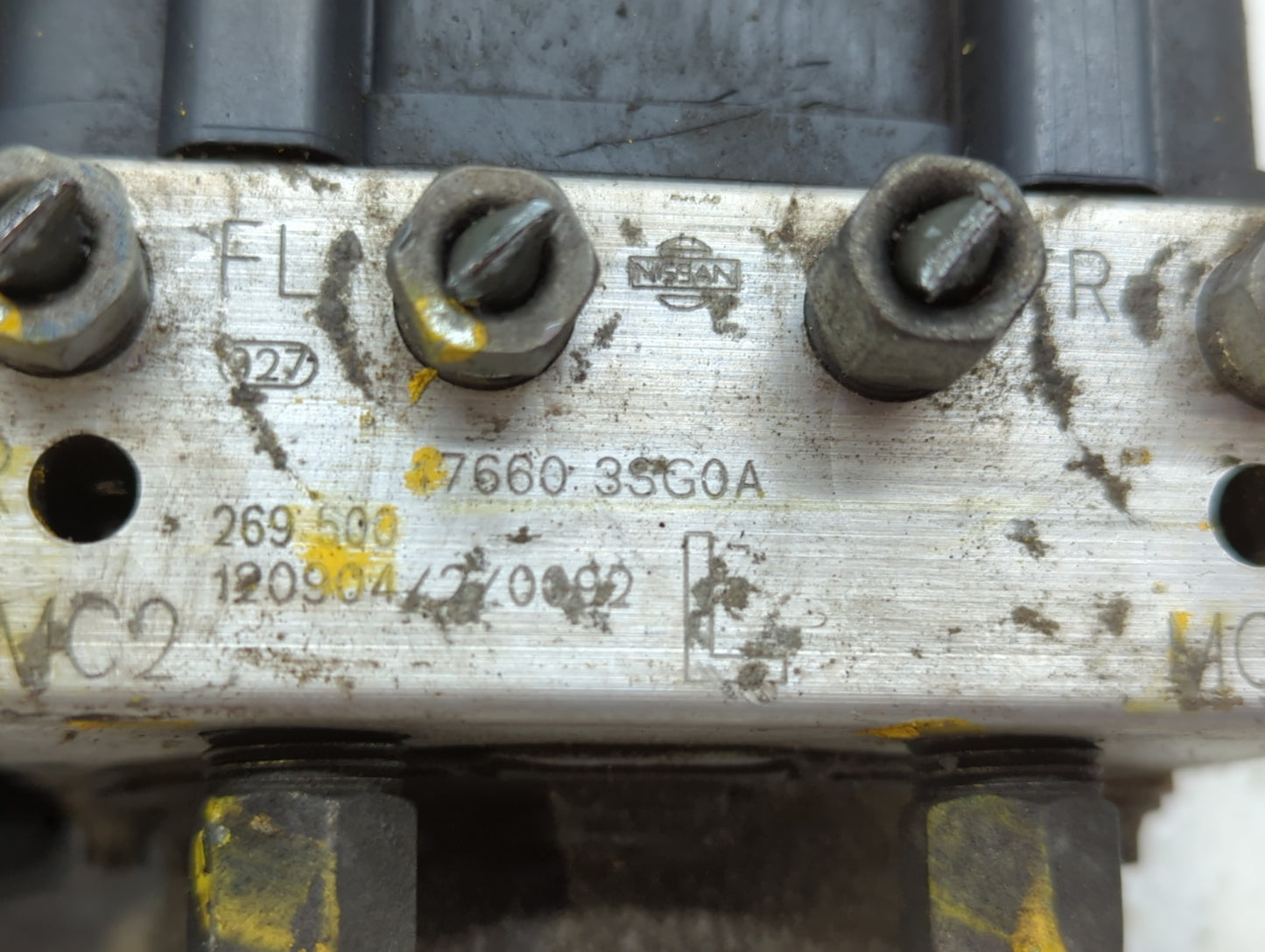 2013-2014 Nissan Sentra ABS Pump Control Module Replacement P/N:47660 3SG0A Fits Fits 2013 2014 OEM Used Auto Parts - Oemuse
