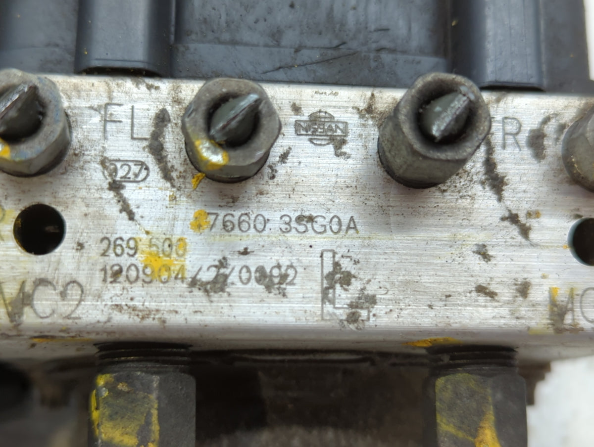2013-2014 Nissan Sentra Anti-Lock Brake ABS Pump Module Actuator OEM P/N:47660 3SG0A Fits Fits 2013 2014 OEM Used Auto Parts