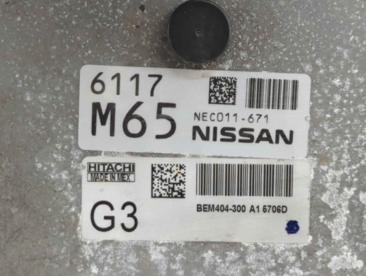 2013-2015 Nissan Sentra PCM Engine Control Computer ECU ECM PCU OEM P/N:NEC004-633 BEM400-300 A1, NEC011-671 Fits 2013 2014 