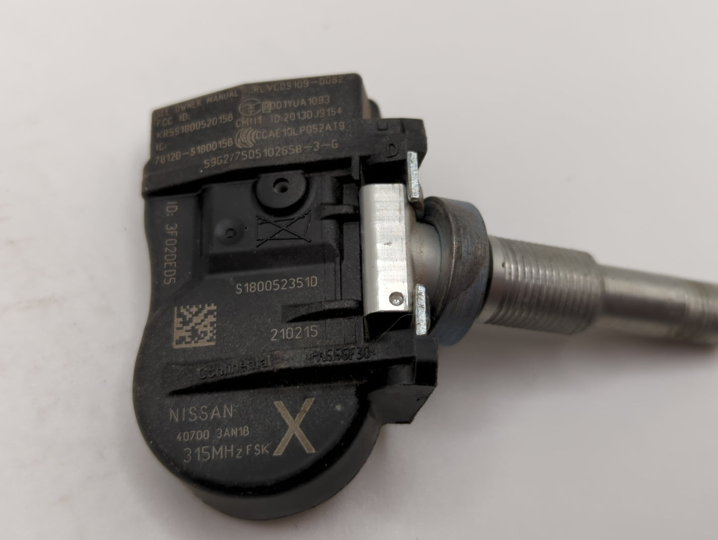 2013 Nissan Sentra Tire Pressure Monitoring System Sensor Tpms - Oemusedautoparts1.com