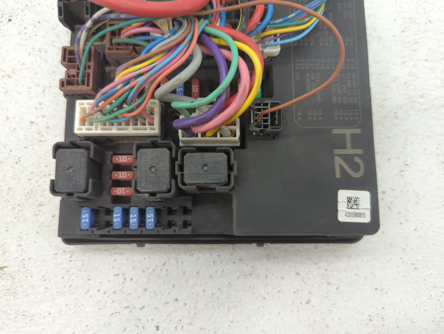 2013-2019 Nissan Sentra Fusebox Fuse Box Panel Relay Module P/N:284B7 3RA3B 284B7 3RA3E Fits OEM Used Auto Parts - Oemusedau