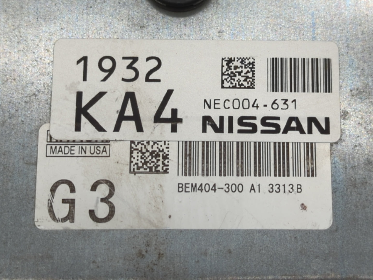 2013-2015 Nissan Sentra PCM Engine Control Computer ECU ECM PCU OEM P/N:NEC004-631 NEC005-667 Fits Fits 2013 2014 2015 OEM U