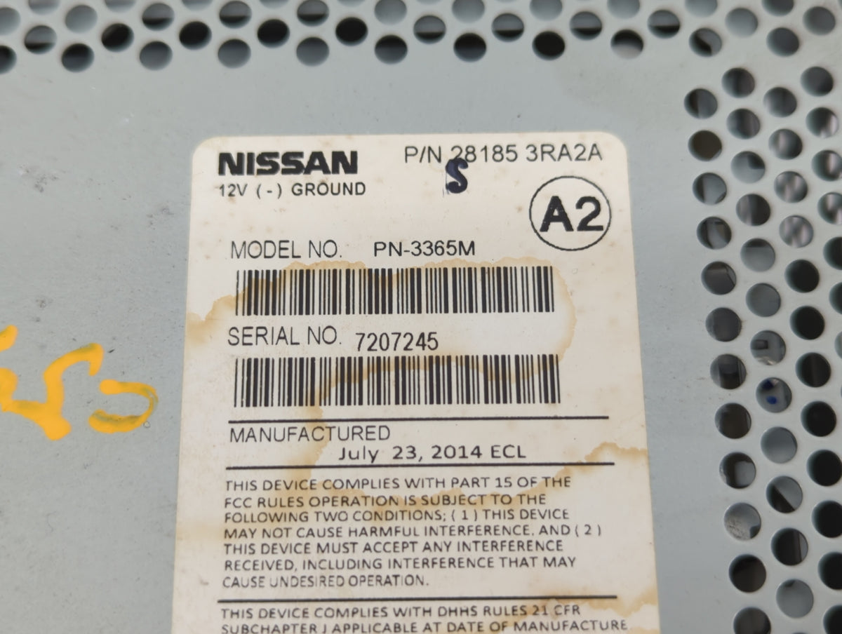 2013-2014 Nissan Sentra Am Fm Cd Player Radio Receiver 526030 - Oemusedautoparts1.com