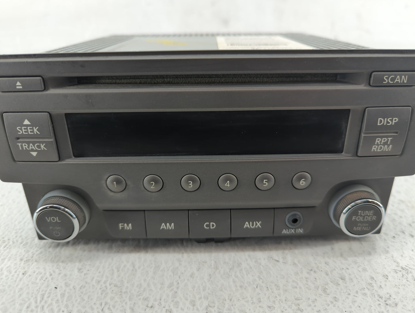 2013-2014 Nissan Sentra Radio AM FM Cd Player Receiver Replacement P/N:28185 3RA2A Fits Fits 2013 2014 OEM Used Auto Parts -